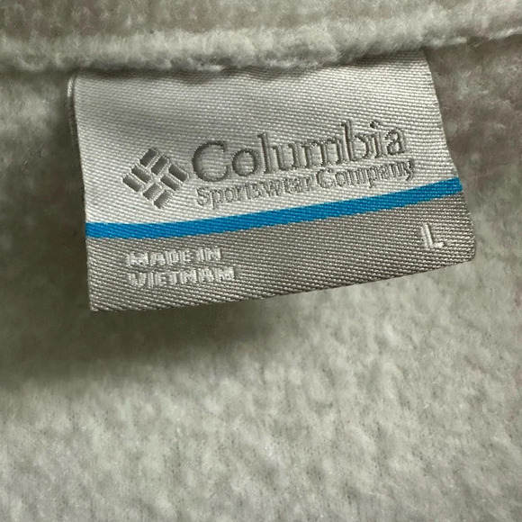 Columbia Full Zip Fleece Jacket Large - Picture 3 of 8